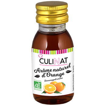 [CNAT4940050] Arôme naturel d'Orange BIO 8 x 60 ml