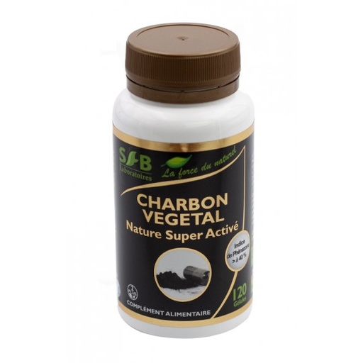 [DE3056-3] Charbon végétal nature super activé 3 x 120 gélules