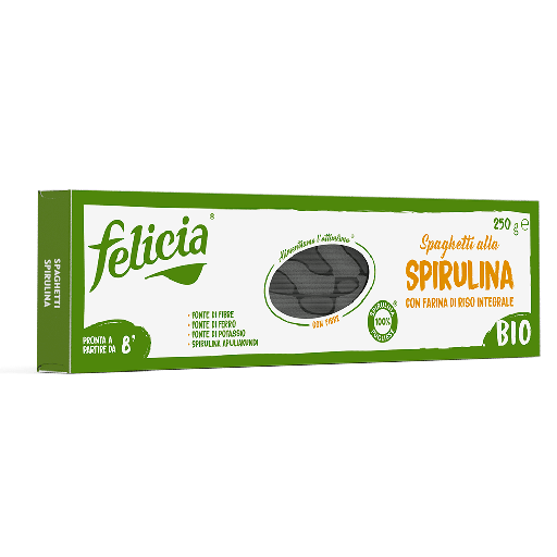 [FEL1454] Spaghetti à la spiruline BIO 18 x 250 gr