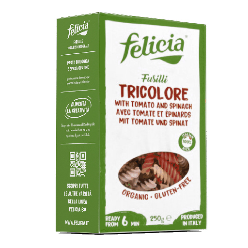 [FEL1492] Fusilli tricolore BIO 10 x 250 gr