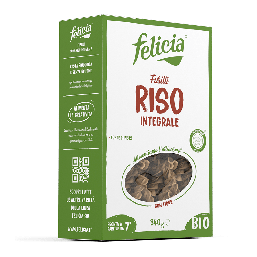[FEL404] Fusilli riz complet sans gluten BIO 10 x 250 gr
