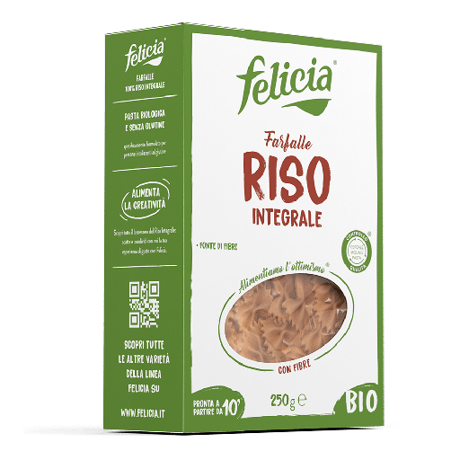 [FEL409] Farfalle de riz complet BIO 250 gr — Carton de 8 pces