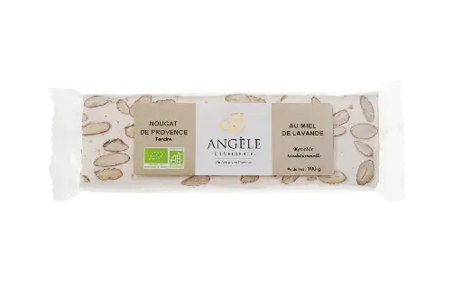 [GAR4601001] Nougat de Provence au miel lavande BIO 15 x 100 gr