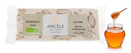 [GAR4601002] Nougat au miel BIO 25 x 50 gr
