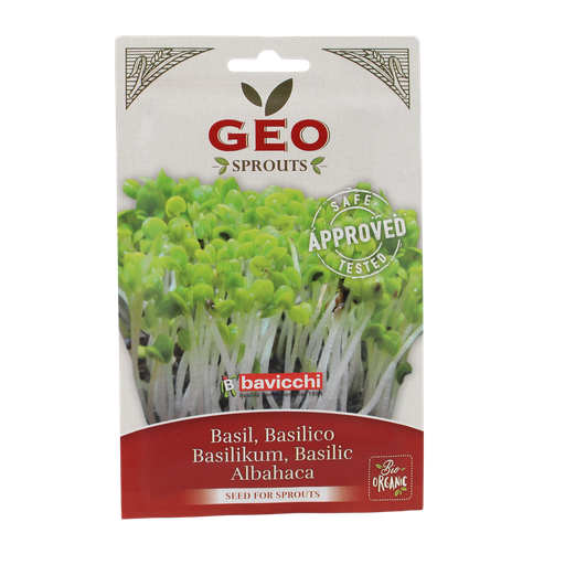 [GEOZBS06] Basilic à germer BIO 15 x 5 gr