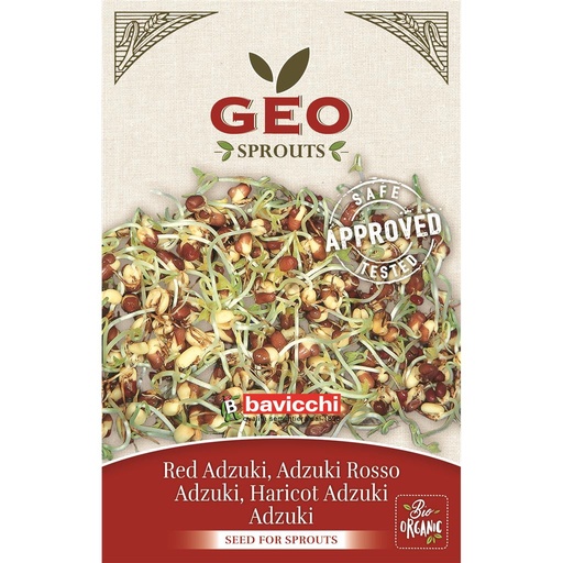 [GEOZFN04] Adzuki rouge à germer BIO 15 x 90 gr