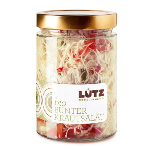 [LU155] Salade de choux mixte bocal BIO 580 ml — Carton de 9 pces