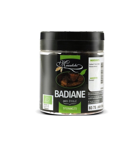 [MAS6101006] Badiane anis étoilée entière BIO 3 x 50 gr