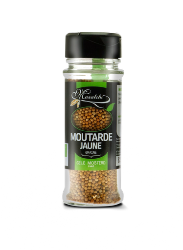 [MAS6101037] Moutarde jaune graines BIO  3 x 50 gr