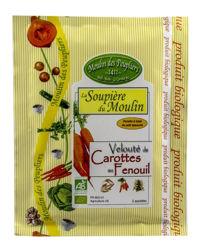 [MP925] Velouté carottes/fenouil  BIO 6 x 38 gr