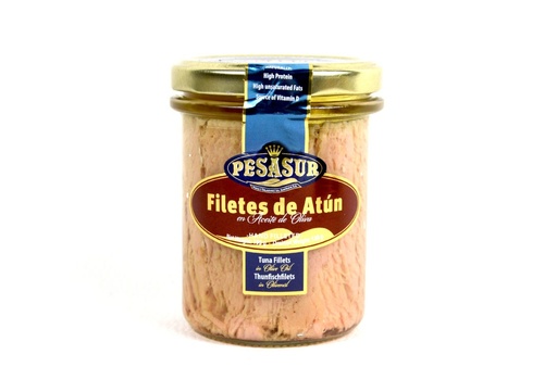 [PES1000] Filet de thon à l'huile d'olive BIO 12 x 195 gr