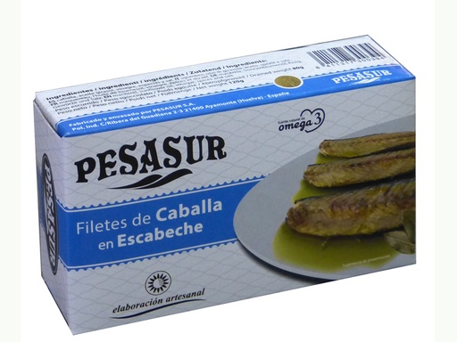 [PES2015] Filet de maquereau au naturel 10 x 120 gr