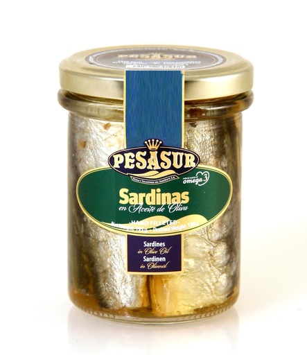 [PES3006] Sardines à l'huile d'olive BIO 12 x 195 gr
