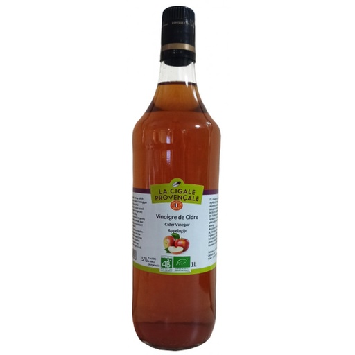 [SAU105010] Vinaigre de cidre BIO 6 x 1L