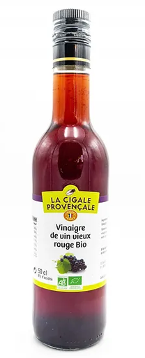 [SAU8005001] Vinaigre de vin rouge BIO 6 x 50 cl
