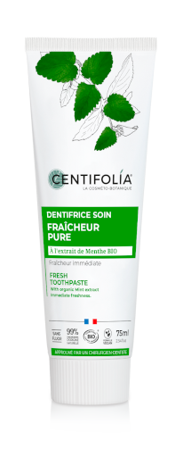 [CEN028590] Dentifrice fluor haleine fraîche BIO 12 x 75ml