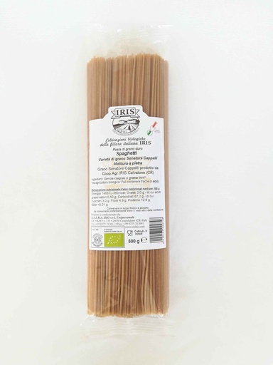 [IRI2504007] Spaghetti grano duro Cappelli BIO 12 x 500 gr