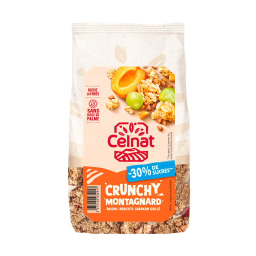 [CE406011] Crunchy montagnard -30% sucres BIO 6 x 400 gr