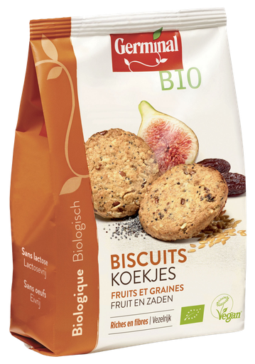 [GE5421] Biscuit fruits et graines BIO 10 x 250 g