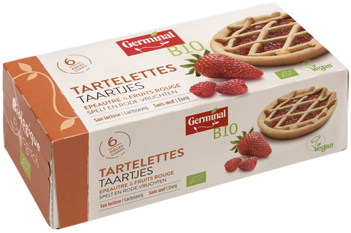 [GE5410] Tartelette fruits rouges BIO 8 x 270 g