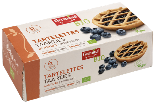 [GE5401] Tartelettes myrtilles BIO 8 x 270 g