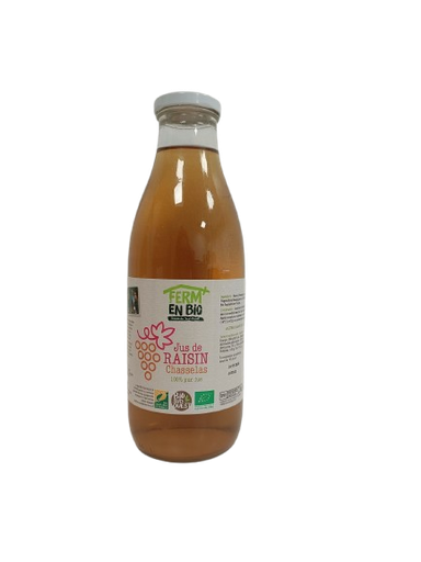 [PLA4705002] Jus de raisin blanc Chasselas BIO 6 x 1L