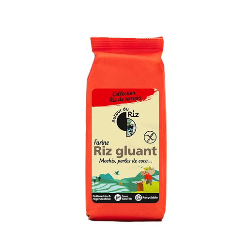 [AUT1081] Farine de riz gluant BIO 350 gr — Carton de 12 pces
