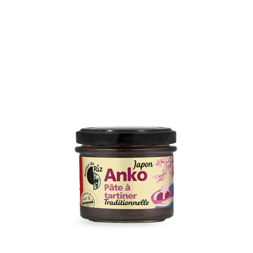 [AUT1096] Anko-Haricots Azuki sucrés-spécialité pour mochis BIO 100 gr — Carton de 6 pces