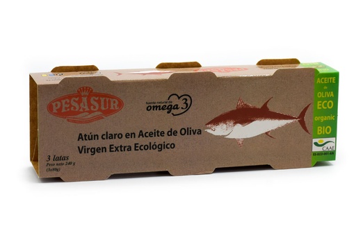[PES1454] Thon à l'huile d'olives BIO 20 x (3 x 80 gr)