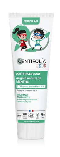 [CEN028594] Dentifrice menthe verte enfants 12 x 75 ml - fluor