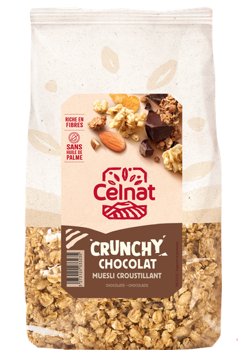 [CE406007] Crunchy chocolat BIO 800 gr — Carton de 6 pces