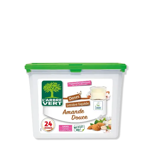 [AV30971] Lessive liquide amande douce 8 x 24 doses