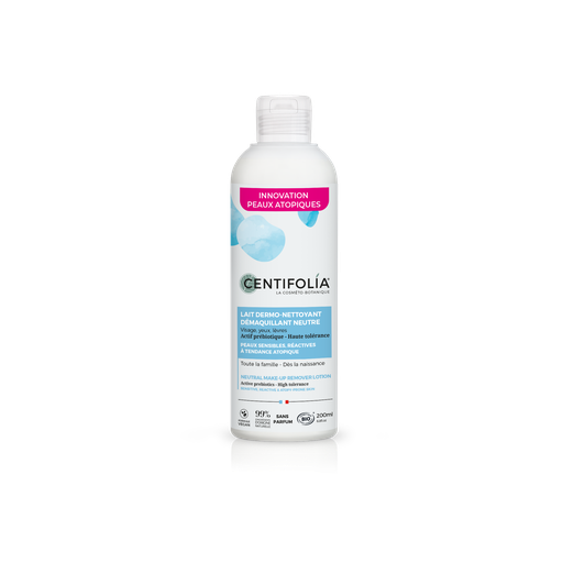 [CEN31126] Lait dermo-nettoyant démaquillant neutre BIO 200 ml — Carton de 6 pces
