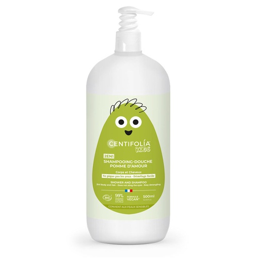 [CEN032617] Shampooing Douche Pomme d'amour BIO 500ml — Carton de 6 pces