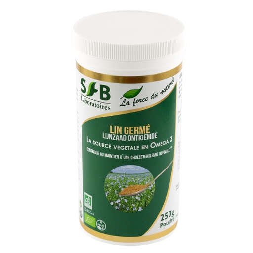 [DE9520-3] Poudre de lin germé BIO 3 x 250 gr