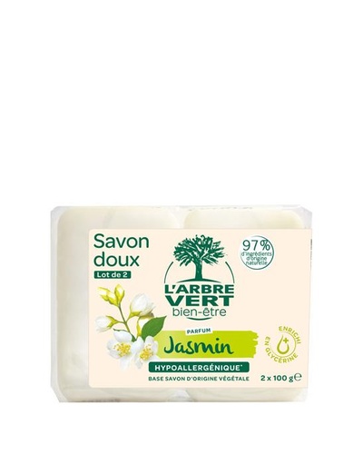 [AV500225] Savon doux Jasmin 24 x 90 g