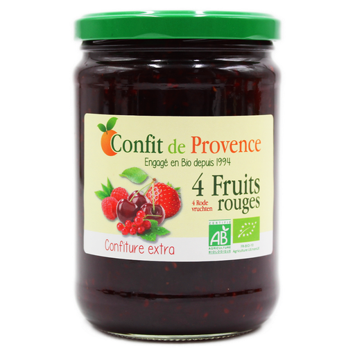 [CDP4848] Confiture 4 fruits rouges BIO + 15% offert