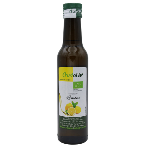 [CRU0126] Huile d'olives au citron BIO 250 ml