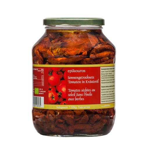 [EPI8110] Tomates séchées marinés à l'huile aux herbes BIO 1,55kg