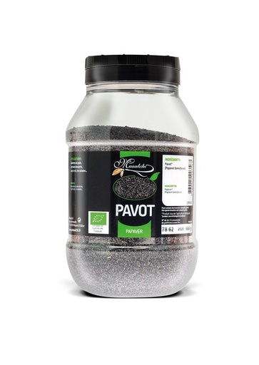 [MAS6130029] Graines de pavot BIO 500gr