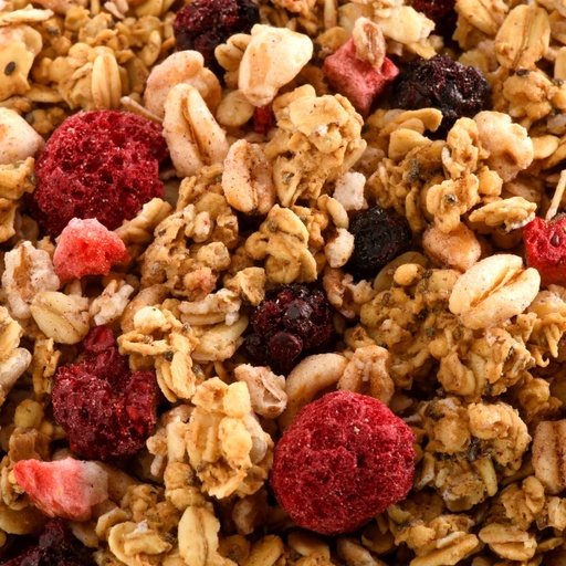 [LJGRANOLAFRU] Muesli croustillant 4 fruits rouge BIO 4 kg