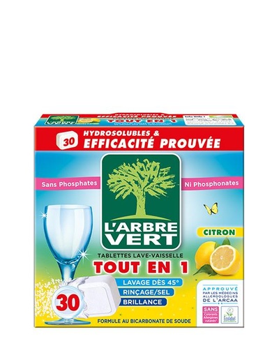 [AV29944] Tablettes hydrosolub. All in 1  citron 30 doses