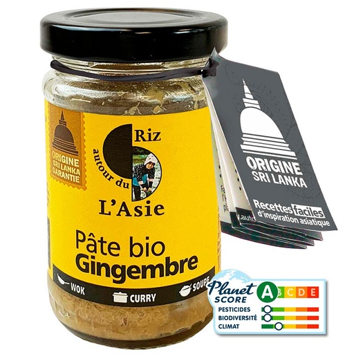 [AUT7504] Pâte de gingembre 100 gr BIO
