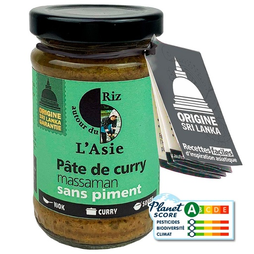 [AUT7505] Pâte de Curry Massaman 100 gr BIO