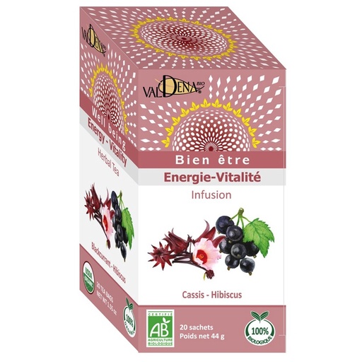 [8-U] Valdena BIO infusion cassis/hibiscus