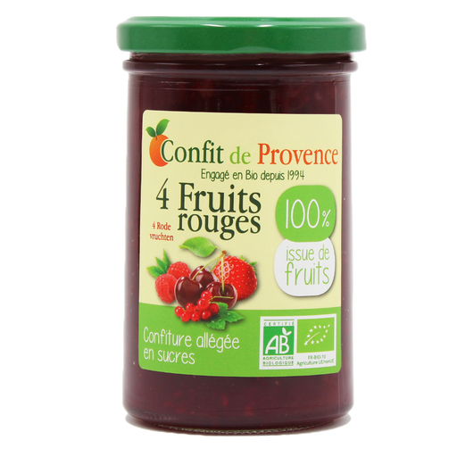 [CDP48070] Préparation 100% fruits fraise & cassis BIO 290 gr